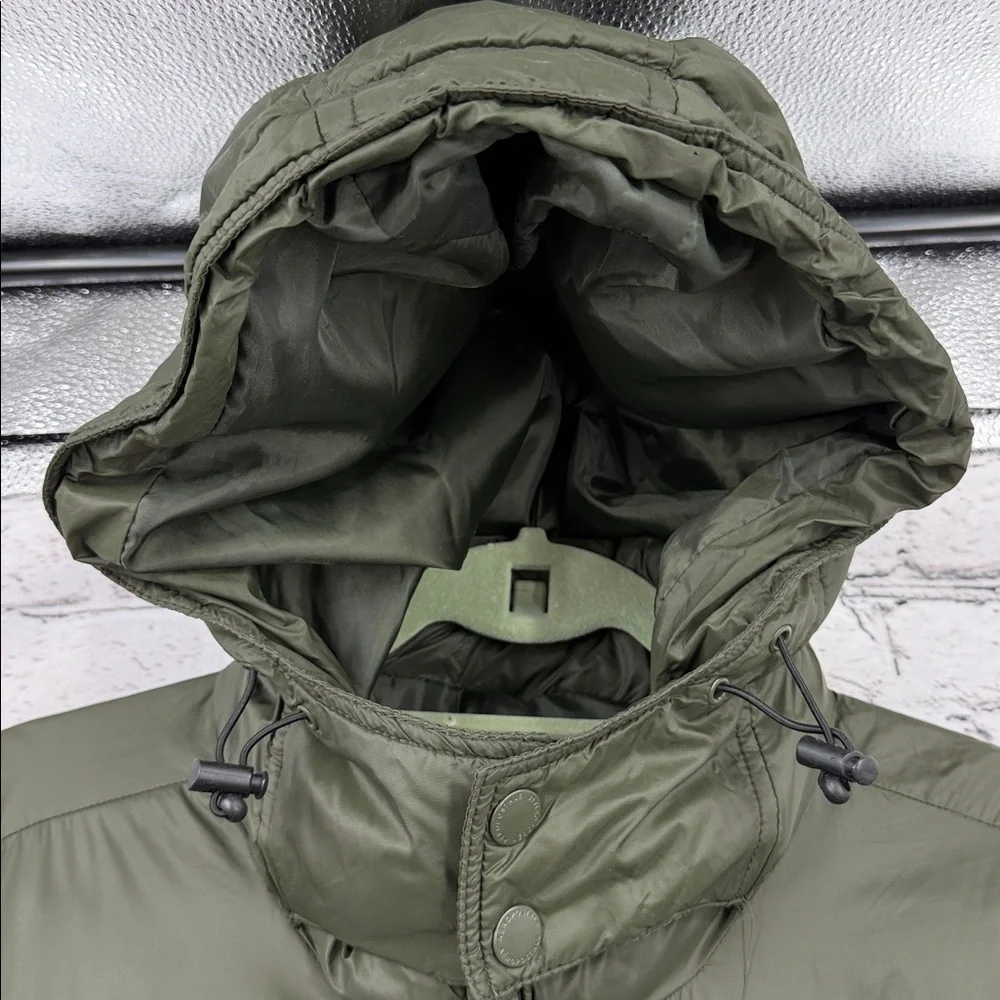 Aeropostale / Aero Men’s Zippered Hooded Winter Puffer Jacket XL Green GUC